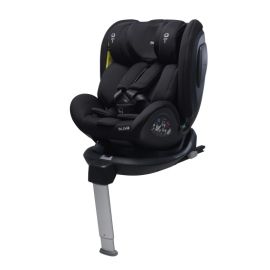 Scaun auto Daiichi Bliva 360 ZeroSeven I-Size, 0 - 25 kg, Black, Negru, Culoare: Negru, Grupa: 0-25kg (0 luni - 7 ani)