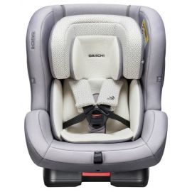 Scaun Auto First7 Plus Organic Grey, Belt, Daiichi, Culoare: Alb/Gri, Grupa: 0-25kg (0 luni - 7 ani)