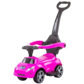 Masinuta de impins Chipolino Turbo pink cu maner, Culoare: Roz