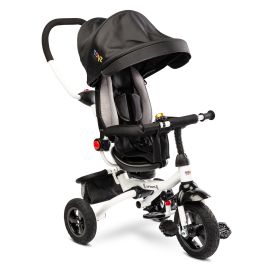 Tricicleta pliabila cu scaun reversibil Toyz WROOM Black, Culoare: Negru