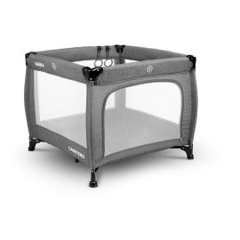 Tarc de joaca 83x83 cm Caretero QUADRA Gri, Culoare: Gri deschis