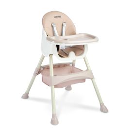 Scaun de masa transformabil Caretero BILL Roz, Culoare: Roz