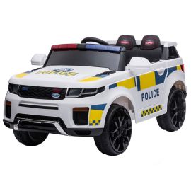 Masinuta electrica Chipolino Police SUV white, Culoare: Alb