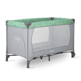 Patut pliabil, 60x120 cm, Momi, Belove, Jade, Culoare: Verde, Dimensiuni: 120x60