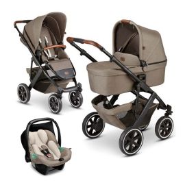 Carucior 3 in 1 Salsa 4 AIR NATURE FASHION Abc Design, Culoare: Crem, Model: 3 in 1