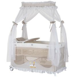 Patut pliabil Chipolino Sahara giraffe, Culoare: Crem, Dimensiuni: 120x60