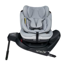 Scaun auto rotativ BeSafe iZi Twist B i-Size (0-4 ani) - Peak Mesh, Culoare: Gri deschis, Grupa: 0-18kg (0 luni - 4 ani)