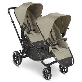 Carucior gemeni Zoom Reed ABC Design, Culoare: Crem