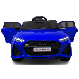 Masinuta electrica cu telecomanda Audi RS6 R-Sport - Albastru, Culoare: Albastru, Capacitate acumulator: 12V