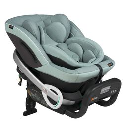 Scaun auto BeSafe Stretch B - Sea Green Mélange, Culoare: Verde, Grupa: 0-25kg (0 luni - 7 ani)