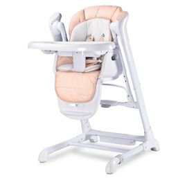 Scaun de masa cu leagan electric Caretero INDIGO 2 in 1 Pink, Culoare: Roz