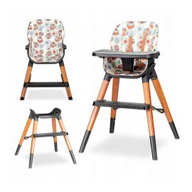 Lionelo - Scaun de masa evolutiv, Mona, Flower, Culoare: Multicolor