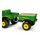 Remorca Peg Perego John Deere Adventure, 3 ani+, Negru / Verde / Galben