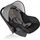 Scaun auto 0-10 kg VESSANTI Crooner Prestige - Gray, Culoare: Gri/Negru, Grupa: 0-13kg (0 luni - 12 luni)