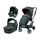 Carucior 3 in 1 Peg Perego Vivace, SLK, 0 - 22 kg, 500, Negru/Gri, Culoare: Gri/Negru