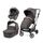 Carucior 3 in 1 Peg Perego Vivace, Lounge, 0 - 22 kg, 500, Negru/Gri, Culoare: Gri/Negru