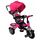 Tricicleta cu pedale 3 in 1 R-Sport T3 Roz, Culoare: Roz