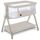 Patut co-sleeper Lionelo Luna, 2 in 1, Cu laterala culisanta, Bej, Culoare: Crem, Dimensiuni: 80x50