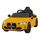 Masinuta electrica cu telecomanda BMW M4, roti EVA, scaun tapitat, putere 70W - Galben, Culoare: Galben, Capacitate acumulator: 12V