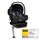 Scoica auto, Lionelo, i-Size Astrid, Include baza Isofix, 0-13 Kg, 40-87 cm, Testat ADAC, R129, Negru/Gri, Culoare: Gri/Negru, Grupa: 0-13kg (0 luni - 12 luni)