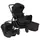 Carucior Graco Near2Me DLX 3 in 1 Midnight, Culoare: Negru, Model: 3 in 1