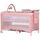 Patut pliabil cu saltea de infasat Chipolino Luna pink marshmallow, Culoare: Roz, Dimensiuni: 120x60