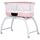 Patut cu leganare si cantar integrat Chipolino Sogno 2 in 1 pink, Culoare: Roz, Dimensiuni: 95x65