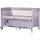 Patut pliabil Chipolino Relax cloud cu laterala culisanta, Culoare: Gri, Dimensiuni: 120x60