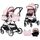 Carucior Chipolino Vista 3 in 1 pink marshmallow, Culoare: Roz, Model: 3 in 1