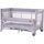 Patut pliabil Chipolino Glory cu laterala culisanta cloud, Culoare: Gri, Dimensiuni: 120x60