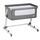 Patut co-sleeper 2 in 1 Together Grey BabyGo, Culoare: Gri, Dimensiuni: 95x65