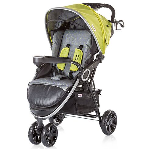 Carucior Aldo lime cu husa de picioare - Chipolino