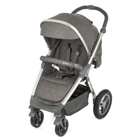 Carucior sport cu roti gonflabile Trend Platina Grey - Gmini