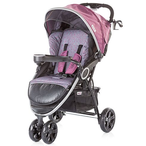 Carucior Aldo purple cu husa de picioare - Chipolino