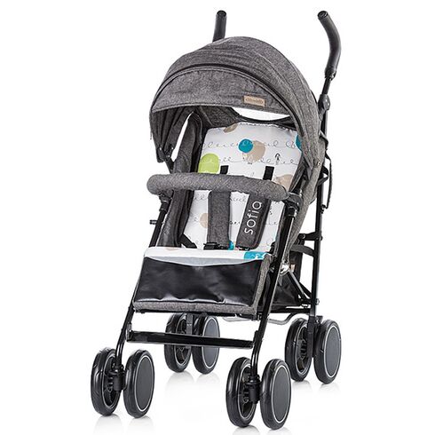Carucior Sofia jeans black - Chipolino