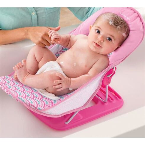 Suport pentru baita Deluxe Pink Stripes - Summer Infant,poza 2