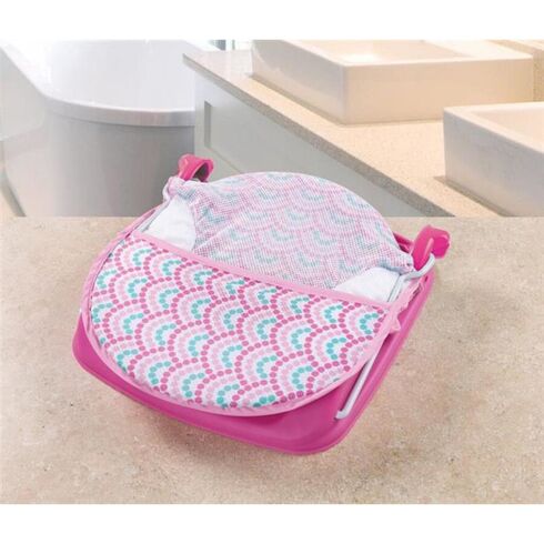 Suport pentru baita Deluxe Pink Stripes - Summer Infant,poza 3
