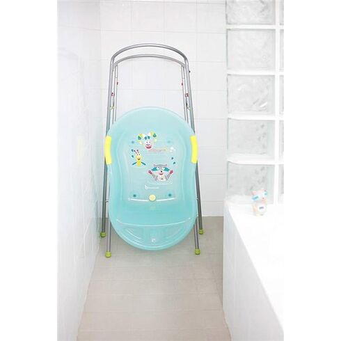 Set cadita ergonomica si suport pentru cadita Fun Blue - Badabulle - poza 4 - ExclusivMAG.ro