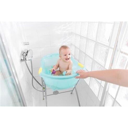 Set cadita ergonomica si suport pentru cadita Fun Blue - Badabulle - poza 5 - ExclusivMAG.ro