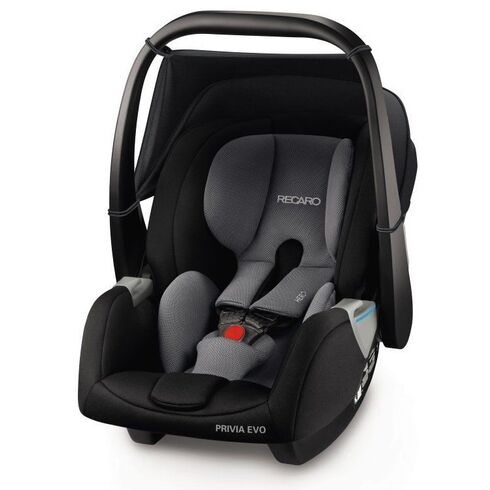 Scaun Auto Recaro Privia Evo Carbon Black, Culoare: Gri/Negru, Grupa: 0-13kg (0 luni - 12 luni)  - ExclusivMAG.ro