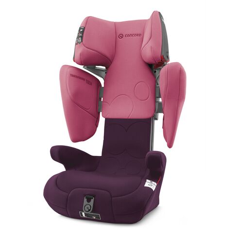 Scaun auto Isofix Concord Transformer Tech Carmine Pink, Culoare: Roz, Grupa: 15-36kg (4 ani - 12 ani)  - ExclusivMAG.ro