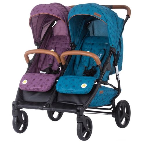 Carucior gemeni Chipolino Passo Doble boy girl, Culoare: Multicolor  - ExclusivMAG.ro