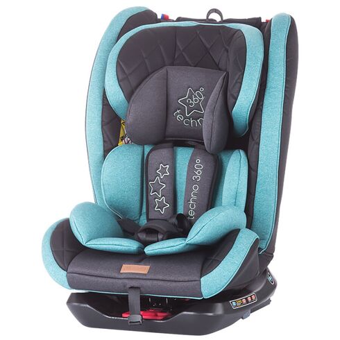 Scaun auto Isofix Chipolino Techno 0-36 kg mint, Culoare: Turquoise, Grupa: 0-36kg (0 luni - 12 ani)