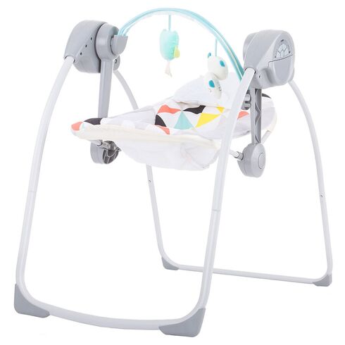 Leagan electric Chipolino Felicity Snail, Culoare: Alb/Gri