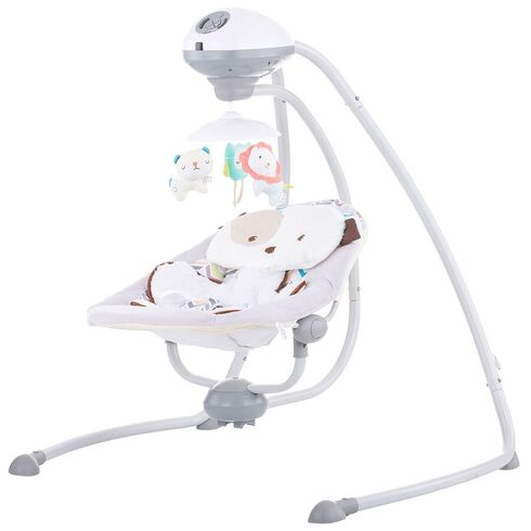 Leagan electric Chipolino Aida doggie gray, Culoare: Alb/Gri