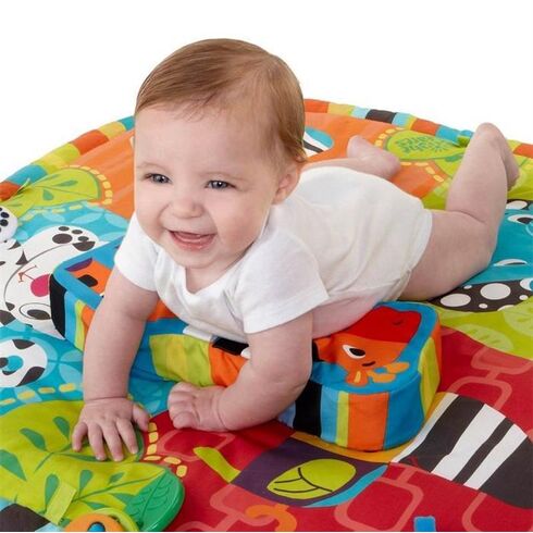 Bright Starts - Start Your Senses Salteluta Interactiva Spots & Stripes,poza 3