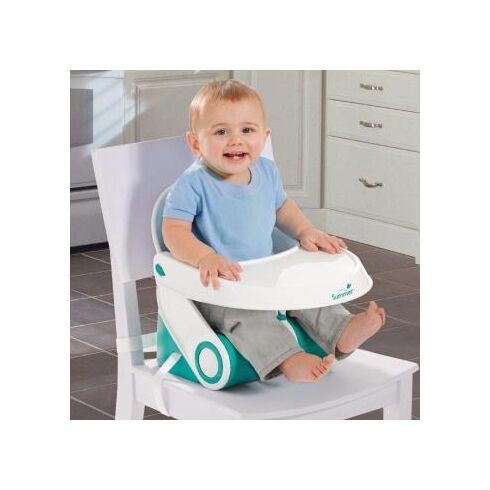 Summer Infant – Booster Sit ’n Style Alb/Turquoise,poza 2  - ExclusivMAG.ro Summer Infant – Booster Sit ’n Style Alb/Turquoise,poza 2