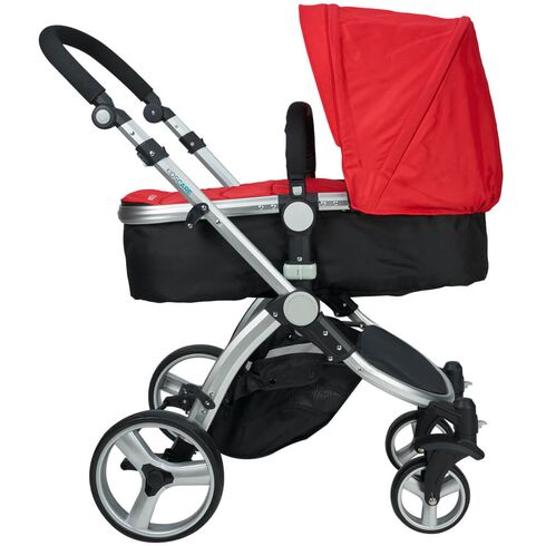 Carucior 2 in 1 Kidscare Veneto rosu, Culoare: Rosu,poza 2