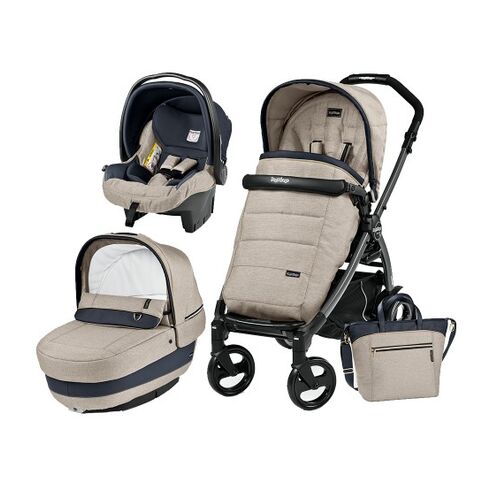 Carucior 3 in 1 Book Plus 51 Black Completo Elite - Peg Perego