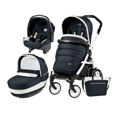 Carucior 3 in 1 Book Plus 51 Black&White Completo Elite - Peg Perego